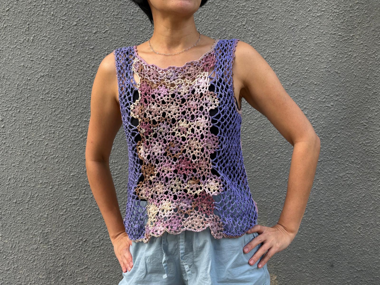 Beat the SG Heat: How I Crocheted This Scrappy Summer Top (And How You Can Too!)