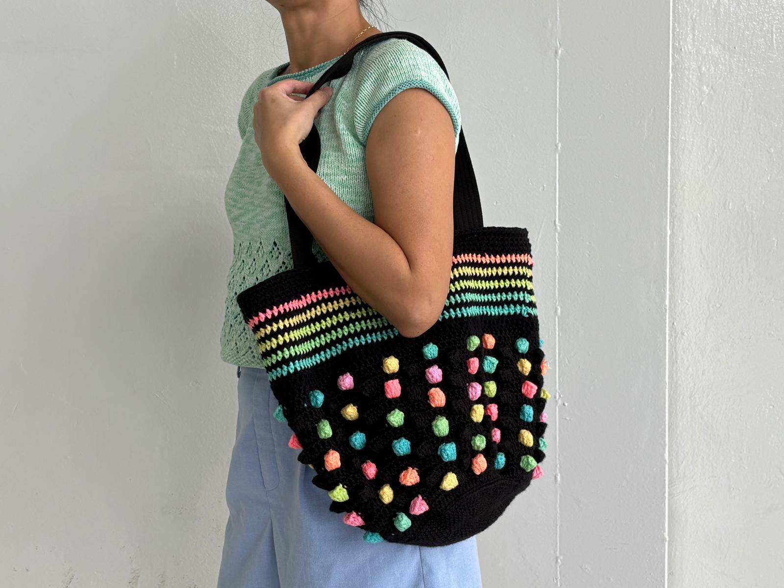A Neon Crochet Bag