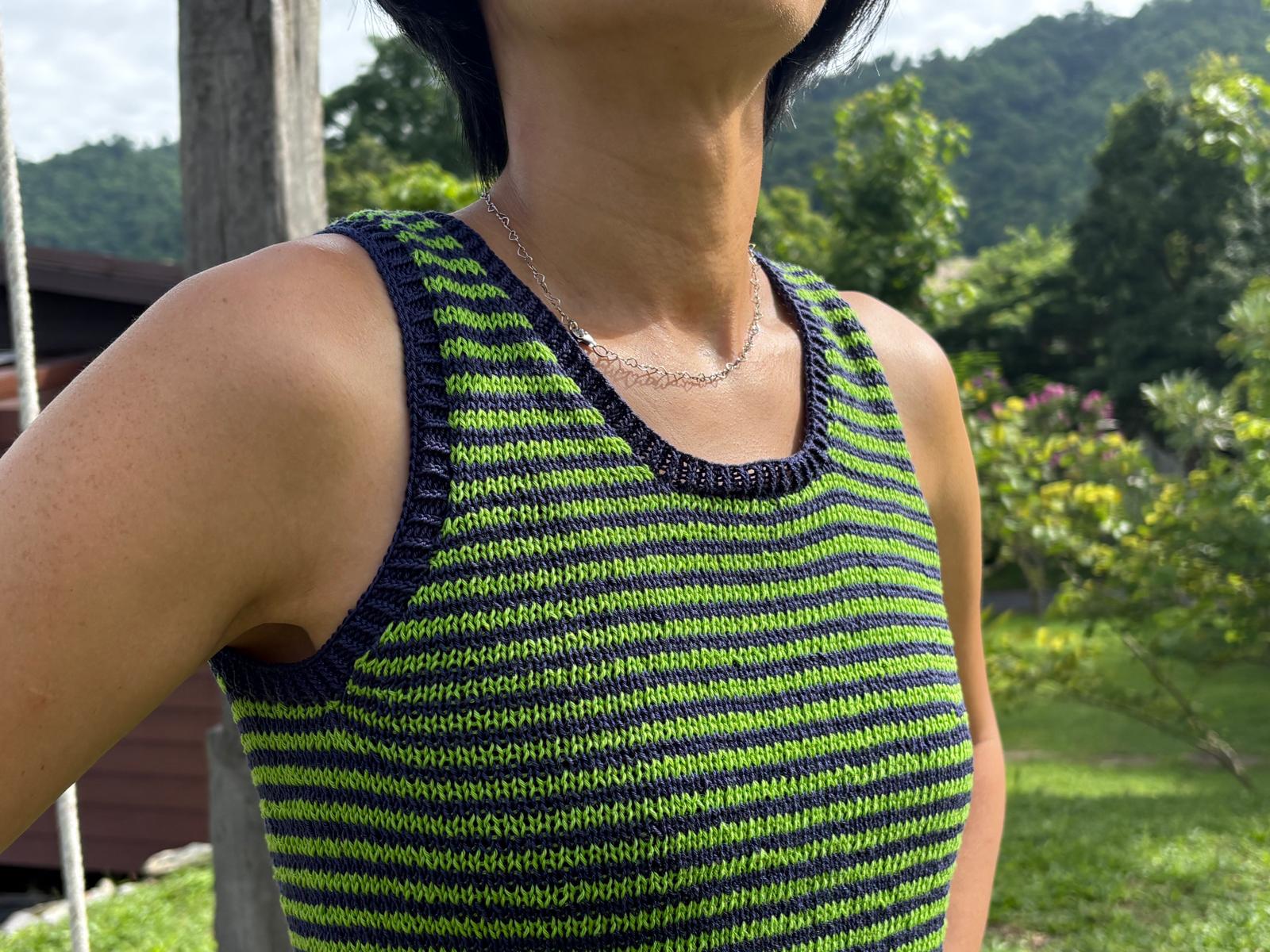 Slow Living & Mindful Knitting: The Moonwake Tank