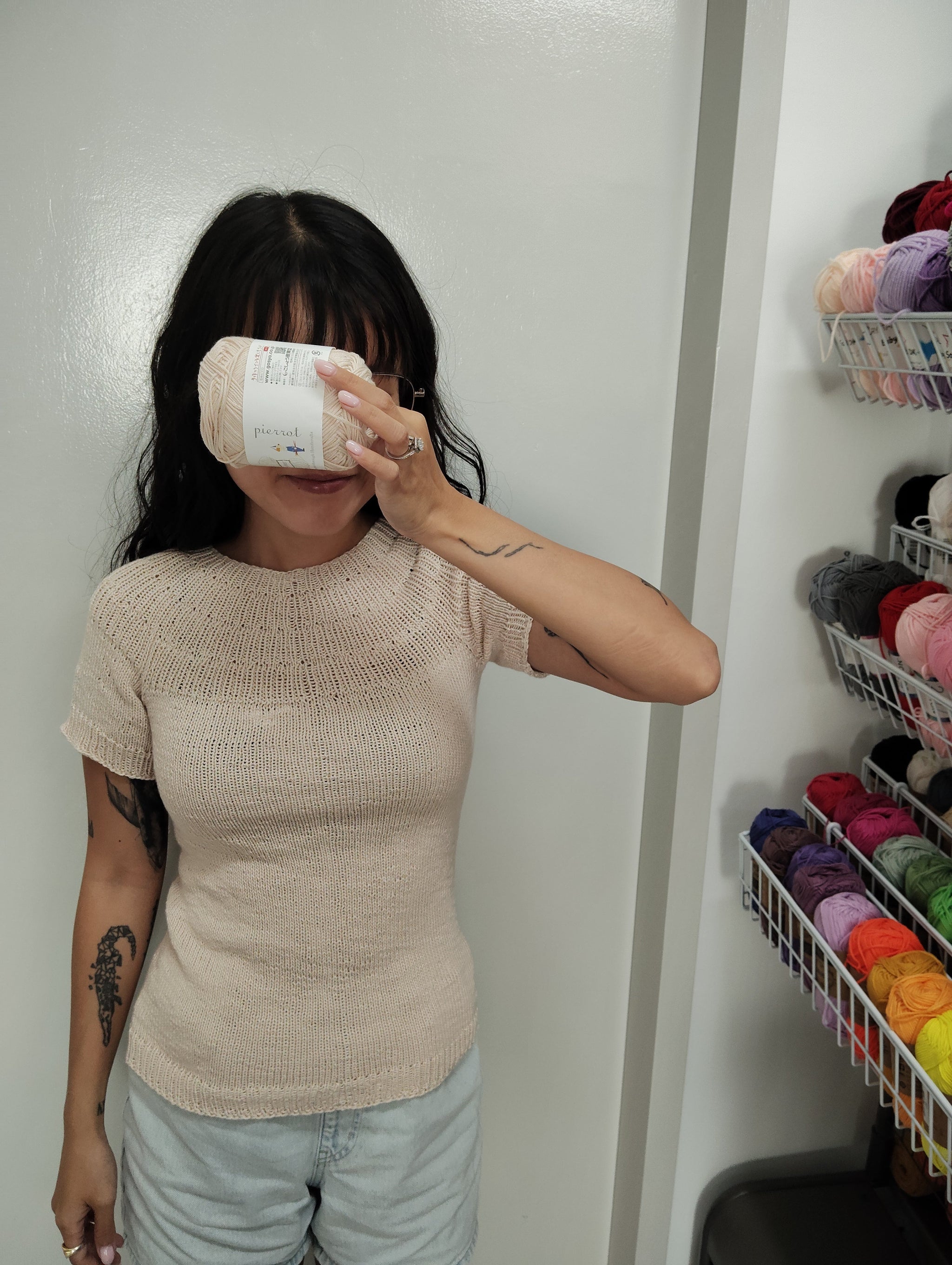 Pierrot Yarn Carta x Anker Summer Shirt (knitting; paid pattern)