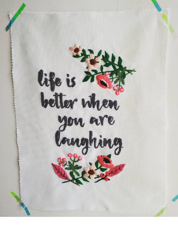 Good Vibe (DMC Embroidery Kit)