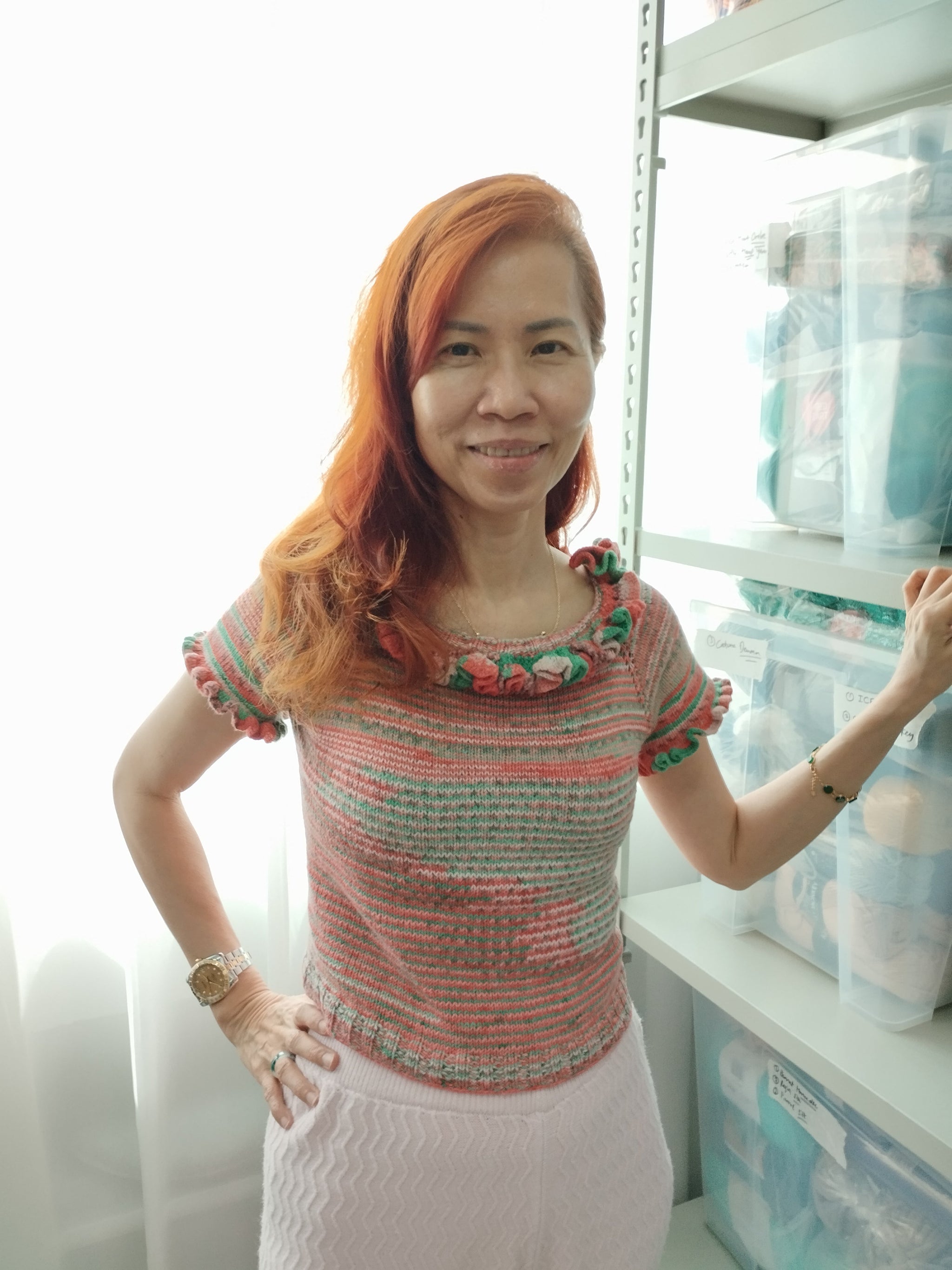 That yarn...  ⸜(｡˃ ᵕ ˂)⸝♡ So many Years ago.. we did something different here