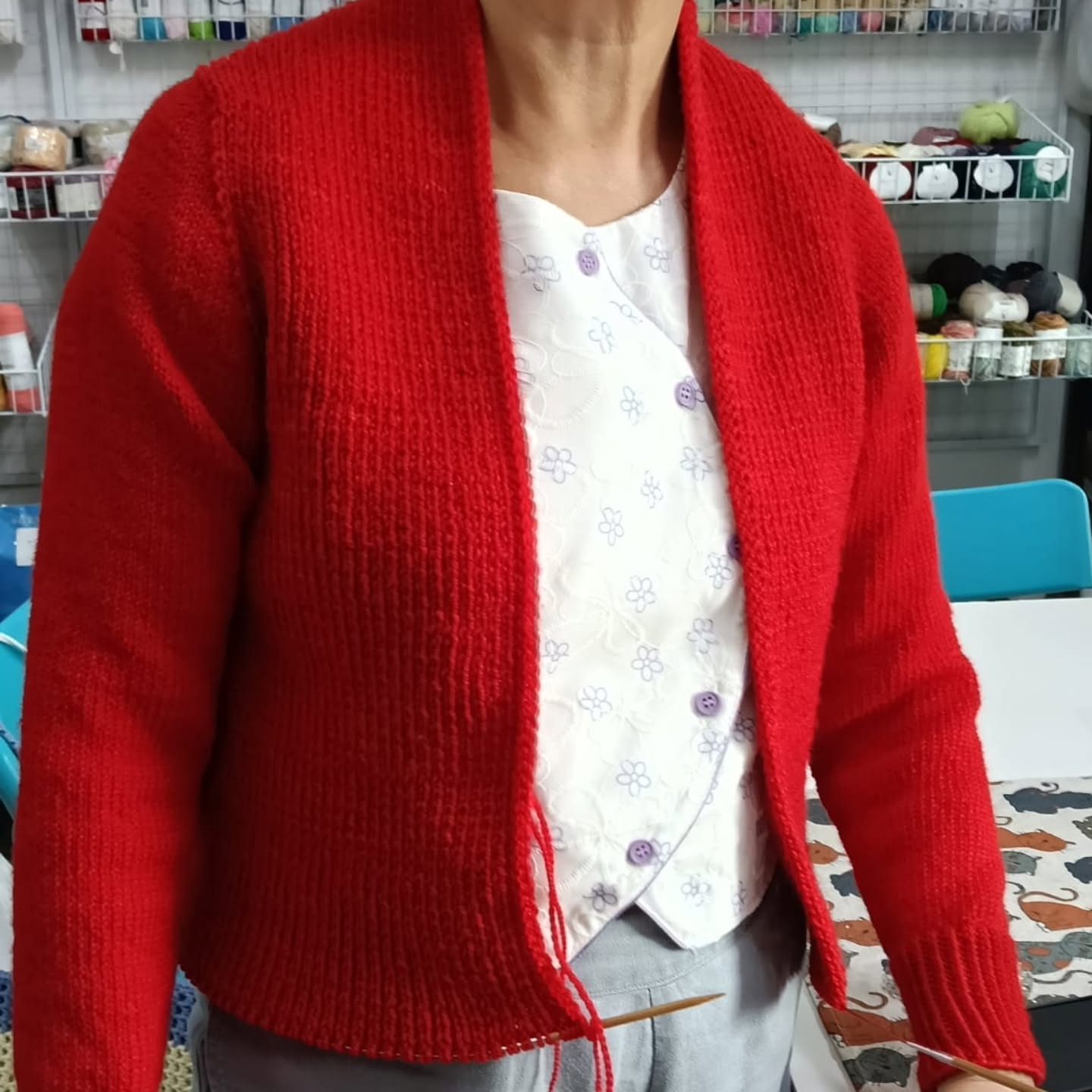The Best Yarn for the Rebel Cardigan: Knitting with Manos del Uruguay Sami