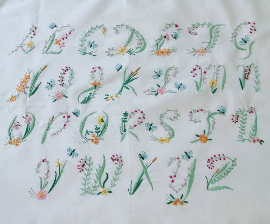 Flora Embroidery Piece~ A New Kind of Meditation