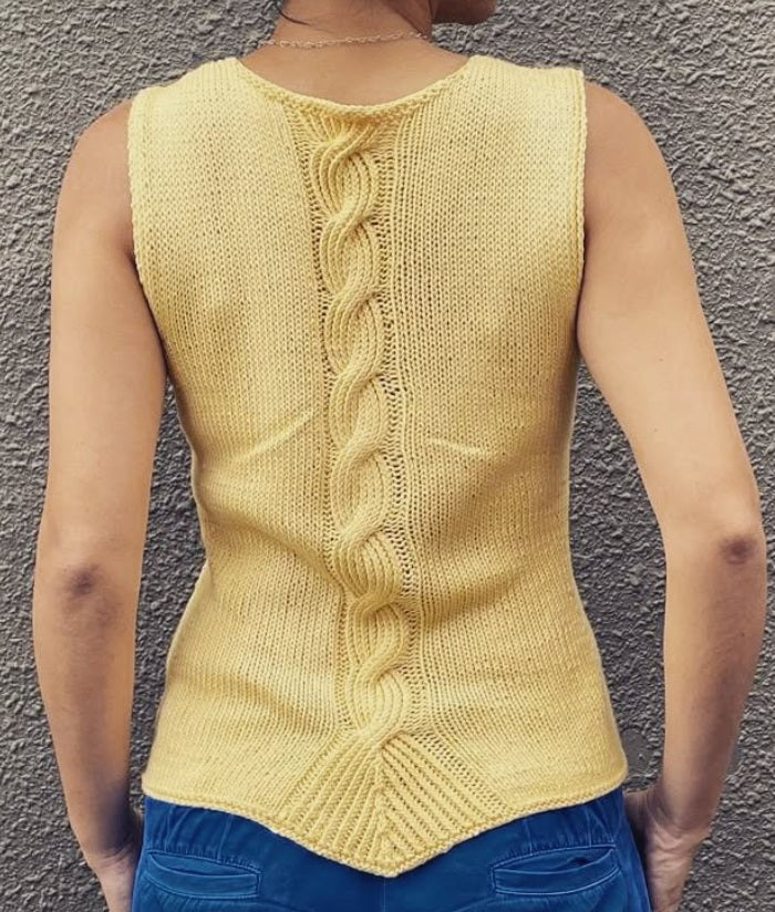 Free Knitting Pattern: ReBound summer top by Cascade Yarns®