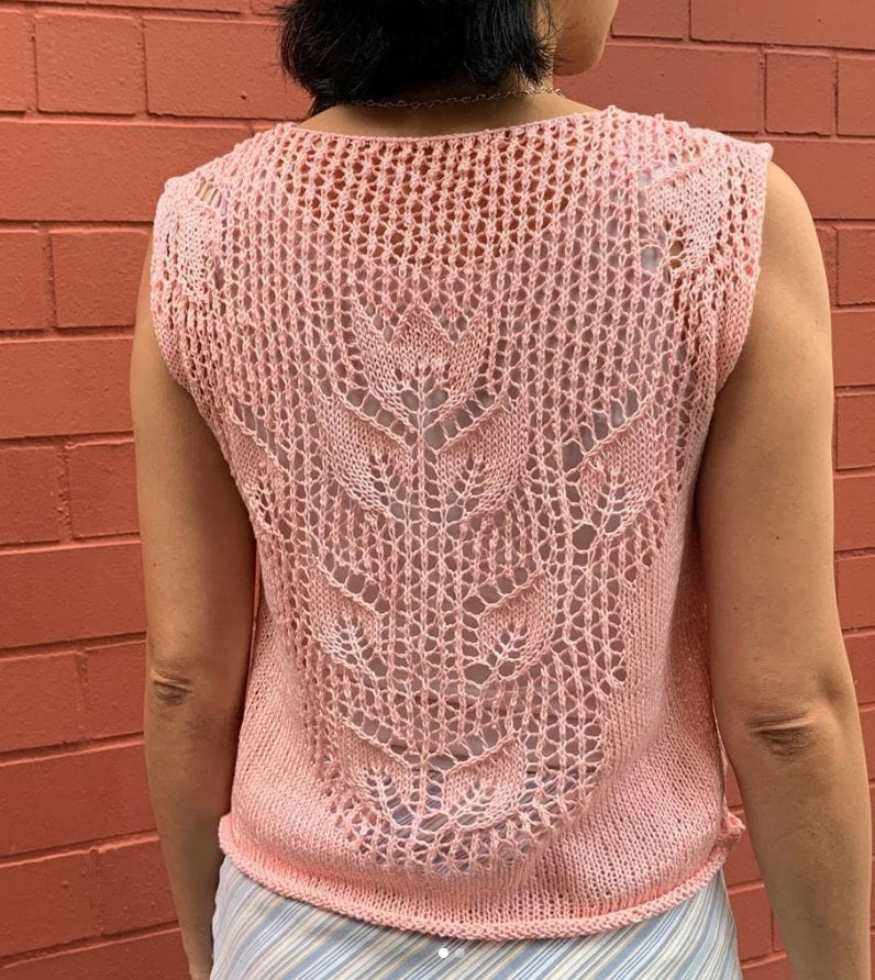Marsh by Berroco | Free Lace Floral Pullover Pattern | Intricate Leaf Motif Knit