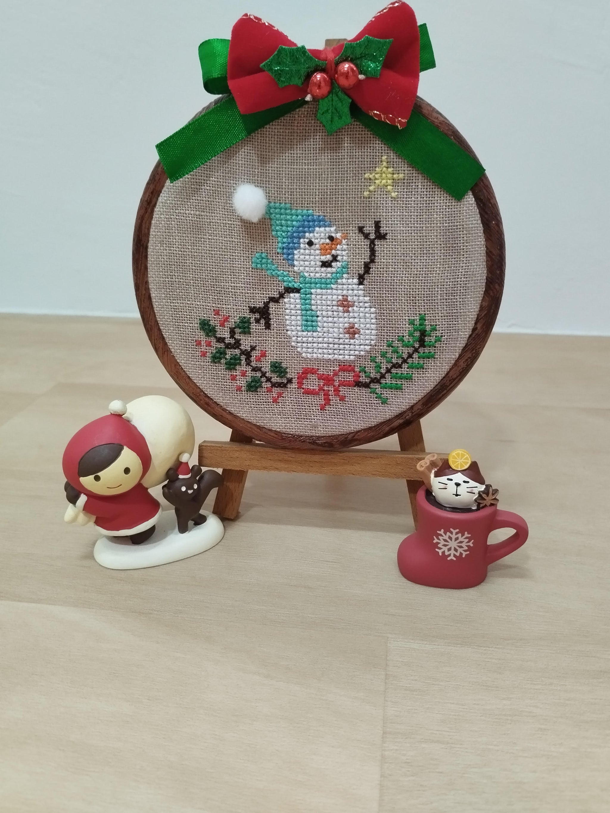 ⸜(｡˃ ᵕ ˂ )⸝♡ Snowman Cross Stitch design ❆☃︎