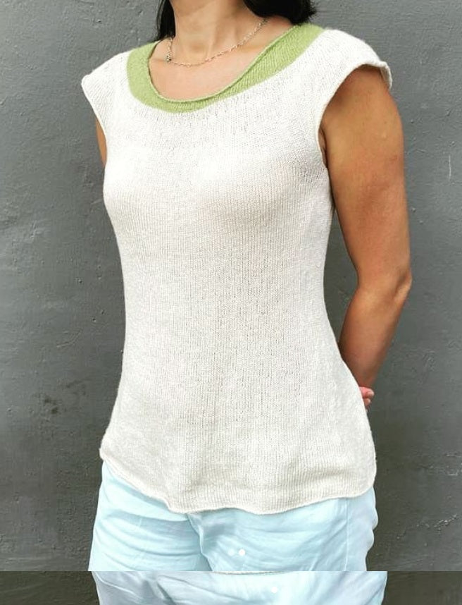 Free Knitting Pattern: Purl Soho Circular Yoke Summer Shirt