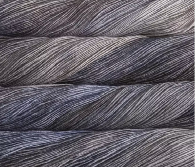 100% Superwash Merino Wool Hand Dyed Yarn in dark blush-grey colour