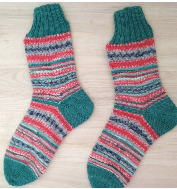 Intermediate Knitting Class: Knit a Pair of Socks using German Short Row