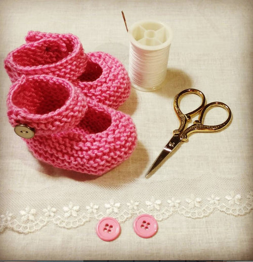 Beginner Knitting Class: Knit Baby Bootees