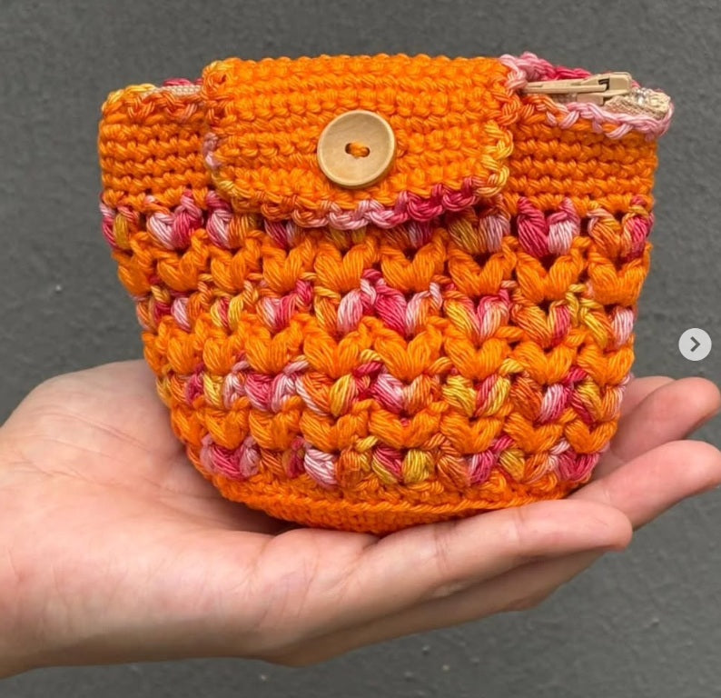 Intermediate Crochet Class: Coin Purse with a Zip