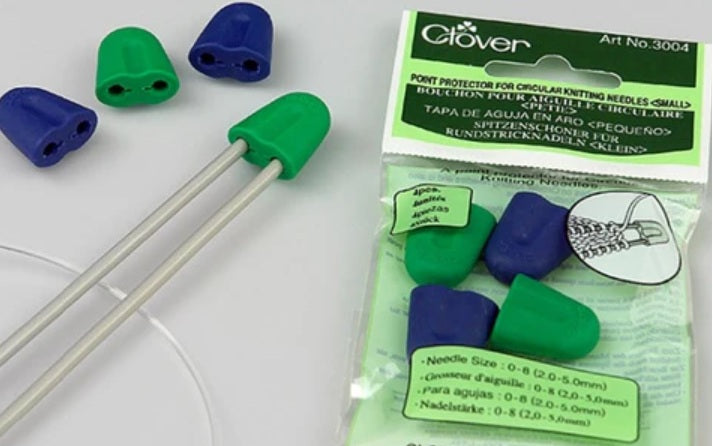 A professional-grade set of Clover brand Point Protectors made from flexible silicone rubber.