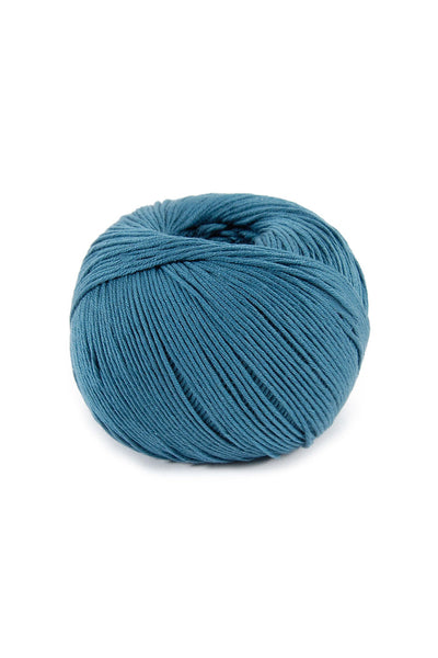 DMC 100% light weight cotton yarn Suitable for knitting/crocheting summer clothing
DMC Natura Just Cotton fingering weight yarn, ideal for detailed amigurumi and breathable summer garments, shown in a 50g ball in "Eider Blue" colour