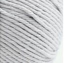 Daruma Knitting Cotton 50g skeins arranged by color, ideal for summer crochet tops, delicate knit shawls, or high-definition amigurumi projects in light grey colour
