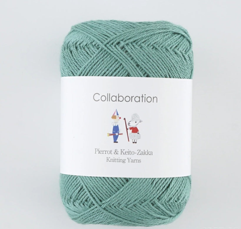 Teal Jade Green 50% Cotton, 50% Rayon, Made in Japan

Pierrot Caro Yarn, Cotton Rayon Blend Yarn, Japanese Cotton Yarn, Silky Crochet Yarn Singapore, Made in Japan Pierrot
