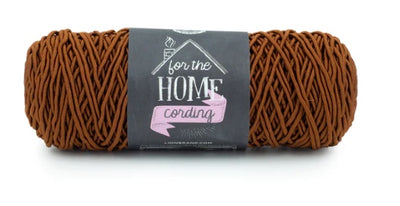 Close-up of the For The Home Cording Yarn, showcasing the tight, rope-like construction that provides excellent stitch definition and structural support for three-dimensional projects