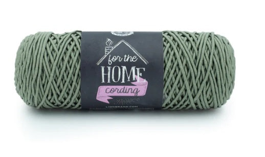 Close-up of the For The Home Cording Yarn, showcasing the tight, rope-like construction that provides excellent stitch definition and structural support for three-dimensional projects