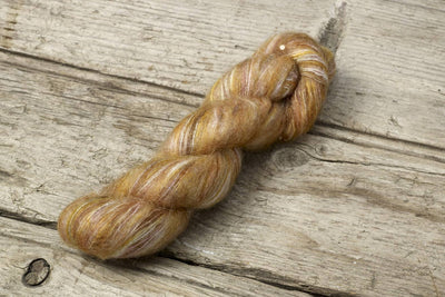 Hand-dyed Cabrito lace yarn by Manos del Uruguay, 80% kid mohair and 20% polyamide blend for luxury knitting.