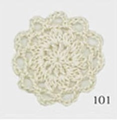 Off White Colour Olympus Honnete Egyptian cotton and rayon blend yarn; a 35g ball of high-gloss Japanese yarn with a silk-like finish for summer knitting