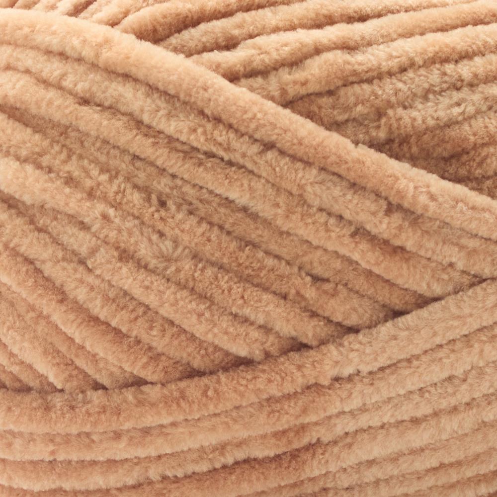 A soft, bulky weight Premier Parfait Chunky yarn perfect for making amigurumi and plush home decor in almond brown colour