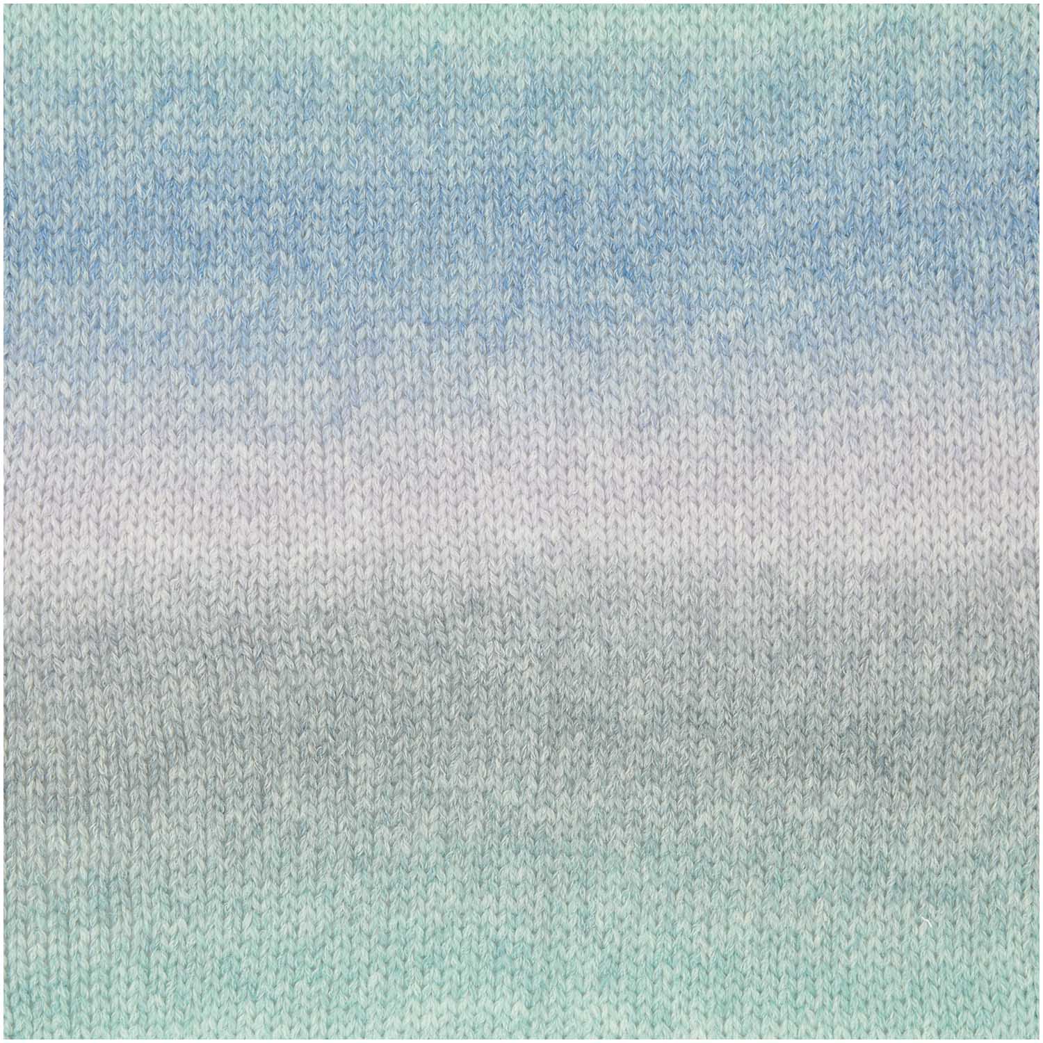 Rico Creative Long and Light yarn in 'Ocean' blue; a luxury Cotton-blend yarn featuring a soft, fuzzy halo and a beautiful gradient of deep sea tones
Made in Italy Yarn