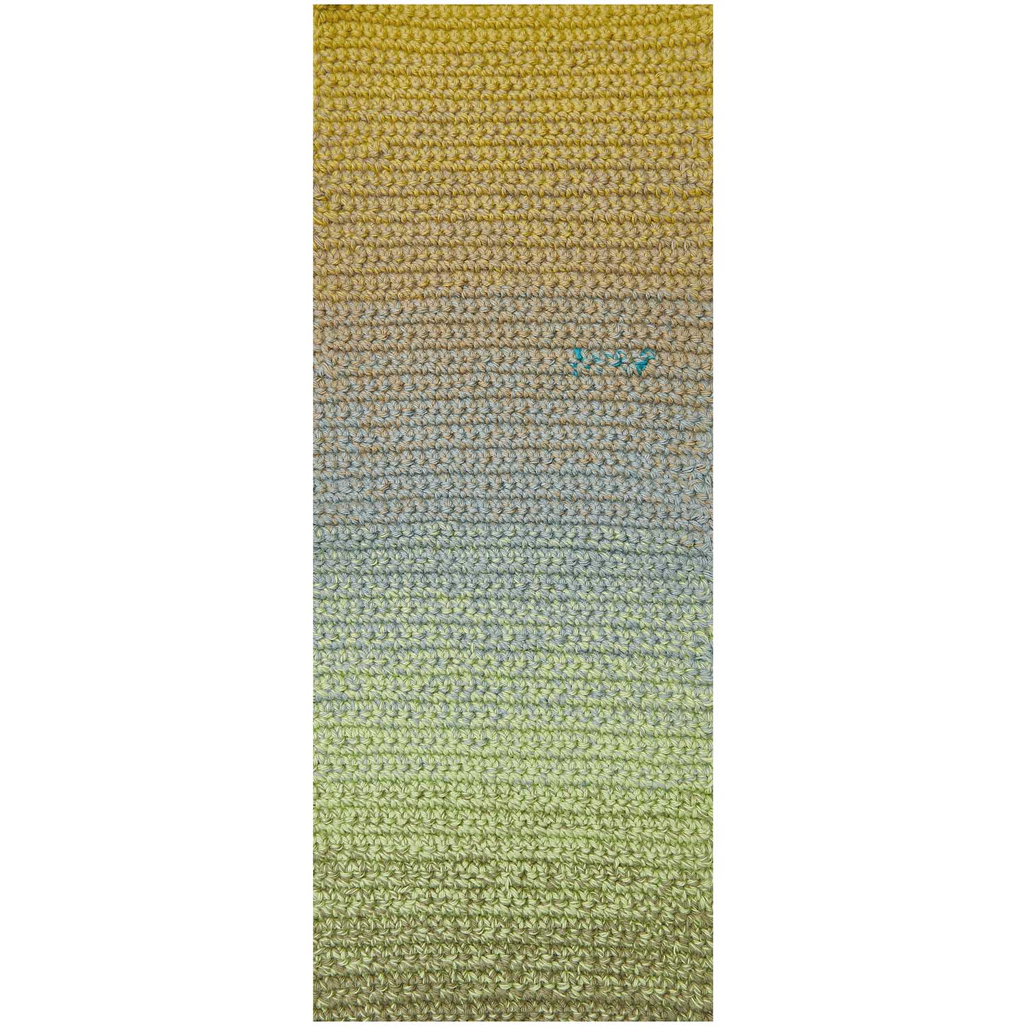 Rico Creative Spin Spin 100% cotton gradient cake yarn; featuring a smooth, extra-long color transition for seamless ombre knitting and crochet