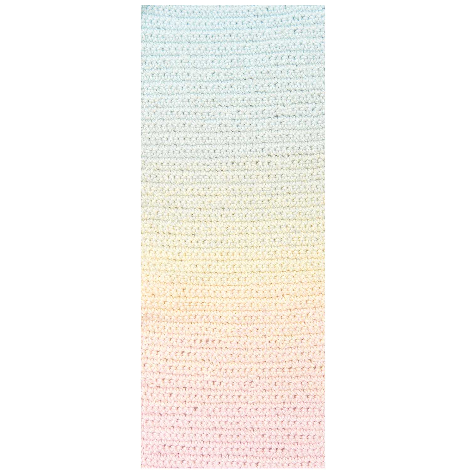 Self-striping cotton yarn, summer wearables yarn, 50g cotton cake, colorful amigurumi supplies, breathable knitting yarn in pastel colour