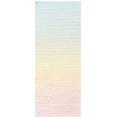 Self-striping cotton yarn, summer wearables yarn, 50g cotton cake, colorful amigurumi supplies, breathable knitting yarn in pastel colour