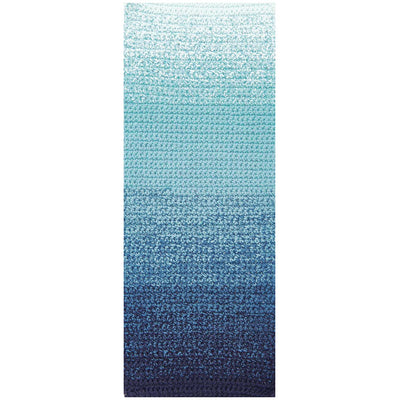 50g Ricorumi Spin Spin yarn in Blue, a soft 100% cotton cake with a beautiful ombre effect, ideal for colorful amigurumi and accessories. Self-striping cotton yarn, summer wearables yarn, 50g cotton cake, colorful amigurumi supplies, breathable knitting yarn