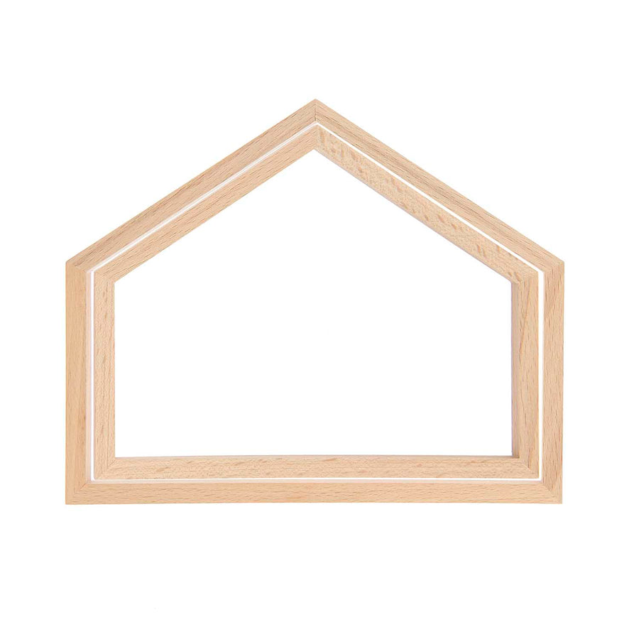 Decorative embroidery House-shaped frame