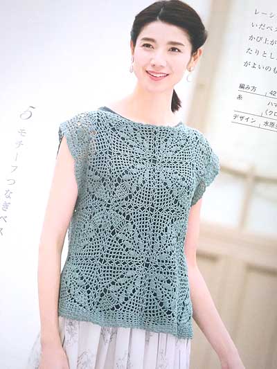 Craft your dream summer wardrobe with 30 elegant Japanese knit and crochet patterns. Featuring clear symbol diagrams for blouses, tunics, and cardigans. Perfect for makers who love the precision of charted Japanese designs.