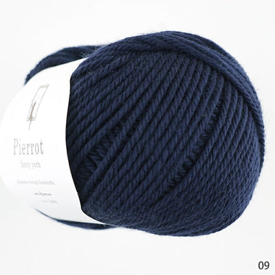 made in Japan yarn fine merino yarn in Dark Navy blue.

Pierrot Fine Merino Yarn, Japanese Merino Wool, 100% Fine Merino, Premium Knitting Yarn Singapore, Made in Japan Wool