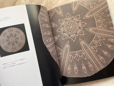 Heirloom crochet, Japanese craft book, crochet motif patterns, lace stitch dictionary, DIY lace fashion.