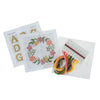 Stitch Your Own "Floral Monogram" Beginner's Cross Stitch Kit