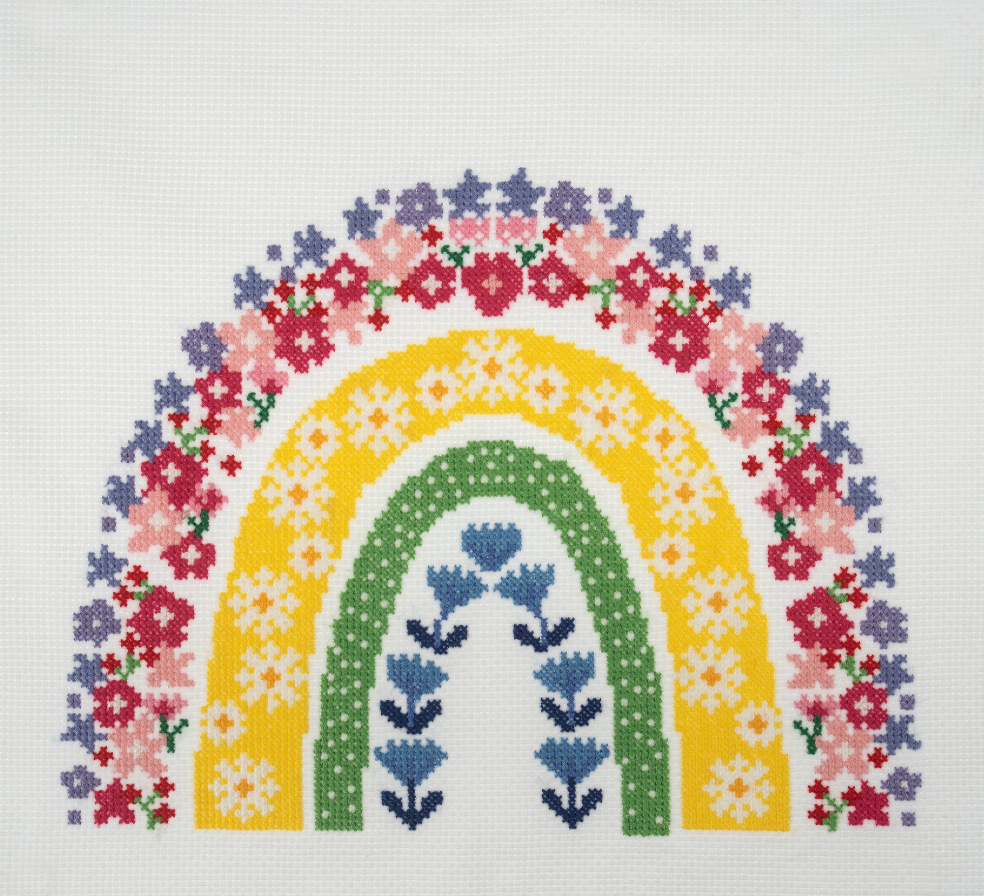 Rainbow Cross Stitch Kit