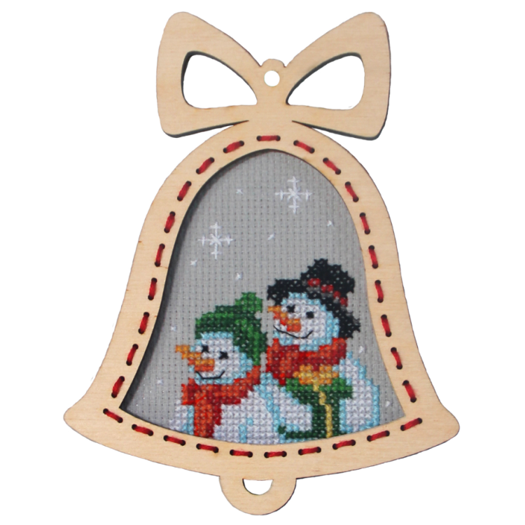 Christmas Bell Frame Cross Stitch Kit (various designs)