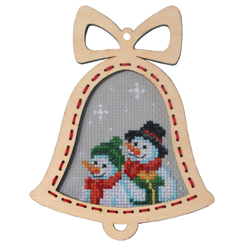 Christmas Bell Frame Cross Stitch Kit (various designs)