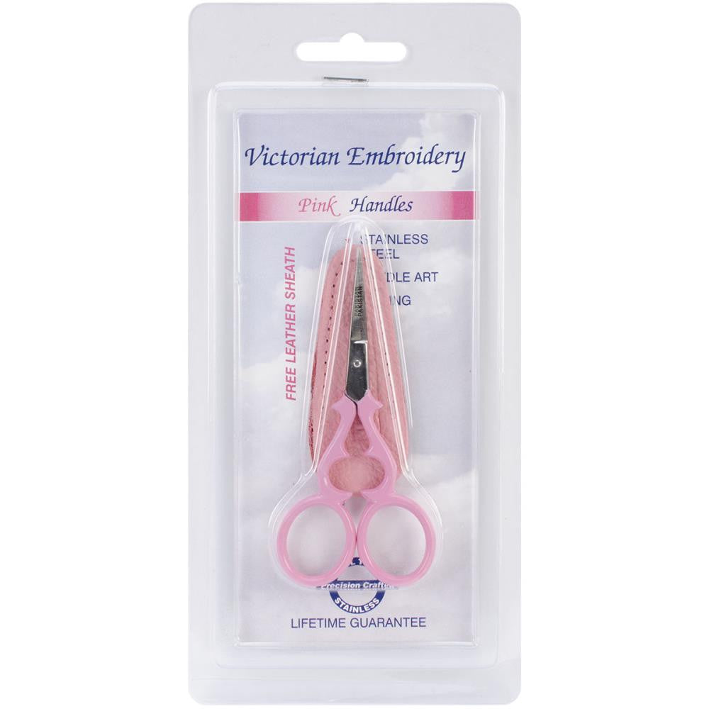 Victorian Embroidery Tool Tron Scissors Pink