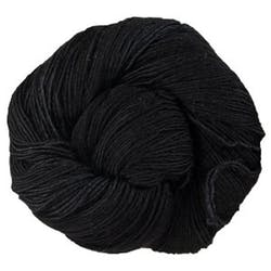 100% Superwash Merino Wool Hand Dyed Yarn in black colour