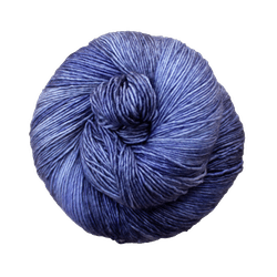 100% Superwash Merino Wool Hand Dyed Yarn dyed in light blue hue colour