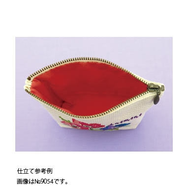 olympus embroidery cross stitch kit pouch, showing zip