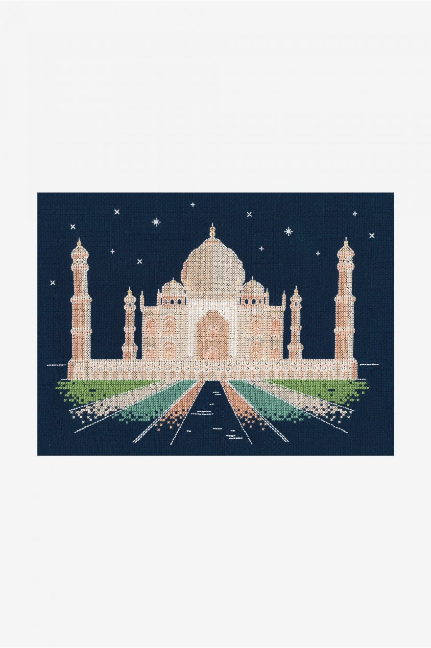 **SALE** DMC Glows in the Dark Cross Stitch Kit- Agra By Night