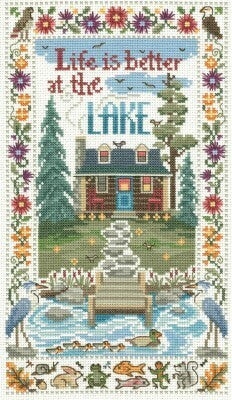 Stitch your own shoreline. Discover the superior charted detail and cool-toned palette of this premium lakeside kit. The premier boutique choice for plush, nature-inspired art.