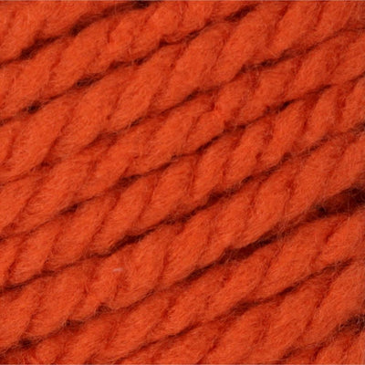 A skein of Bernat Softee Chunky yarn in pumpkin color.

Softest chunky yarn for sweaters, easy care bulky knitting, 8mm crochet hook yarn, machine washable super bulky yarn, Canadian premium acrylic