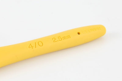 Clover Amour Crochet Hooks 2.5mm size, Ergonomic Crochet Hook, Best Crochet Hook for Arthritis, Comfort Grip Crochet, Clover Crochet Supplies.