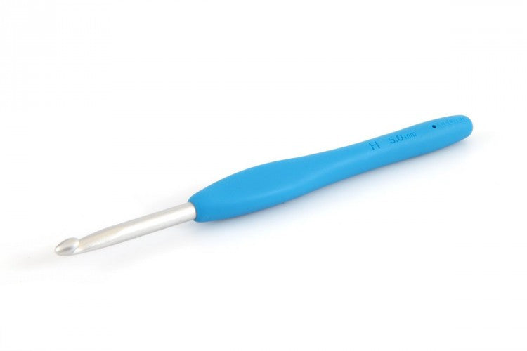 Clover Amour Crochet Hooks, Ergonomic Crochet Hook, Best Crochet Hook for Arthritis, Comfort Grip Crochet, Clover Crochet Supplies. 5.0mm