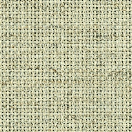 Close-up of premium 14-count Aida cloth showing the precise, even weave of the fabric
