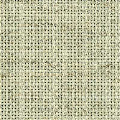 Close-up of premium 14-count Aida cloth showing the precise, even weave of the fabric