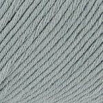 DMC Natura Just Cotton fingering weight yarn, ideal for detailed amigurumi and breathable summer garments, shown in a 50g ball in "gris argent" Silver colour